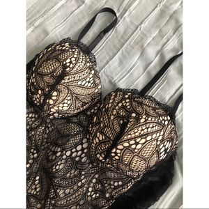 Windsor Lace Thong Bodysuit